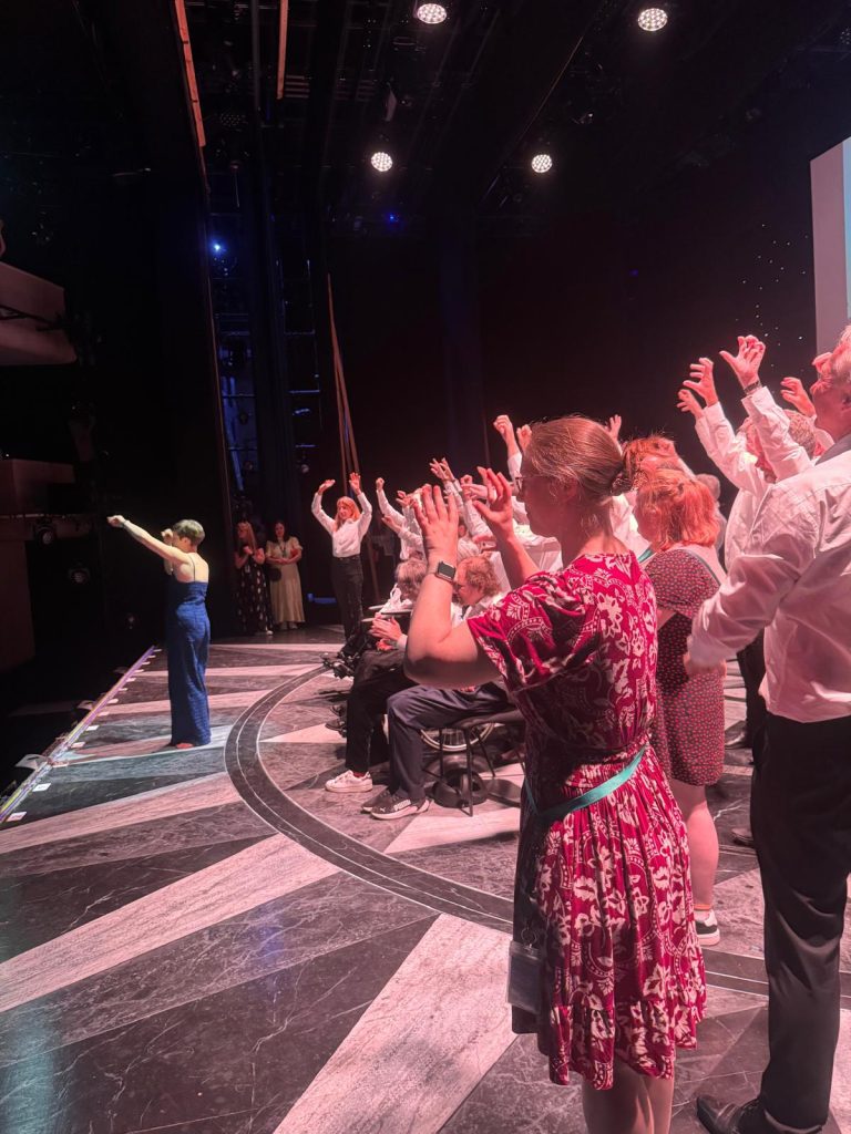 The Meath Choir performing on stage at The Grange
